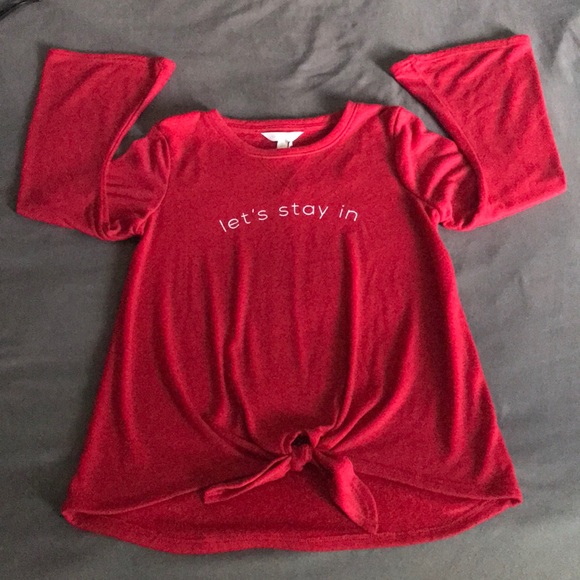 LC Lauren Conrad Let’s Stay In Shirt. NWT - Picture 3 of 11